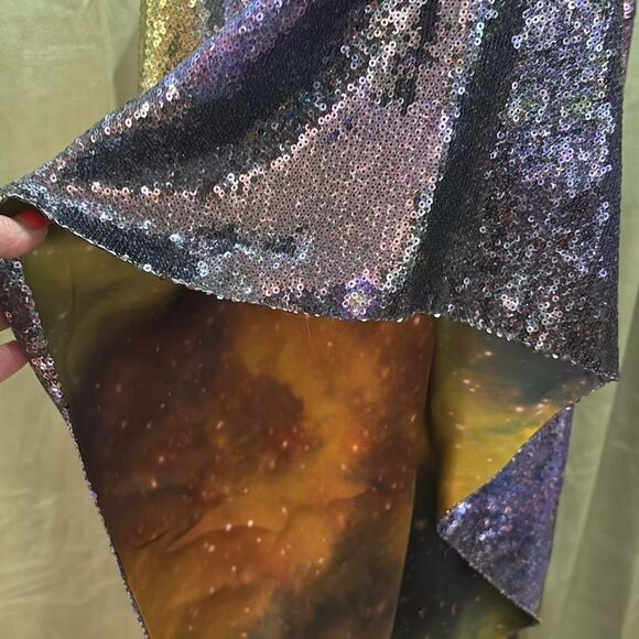 Kaufmanfranco One-Shoulder Sequin Dress, US4 - Picture 8 of 12